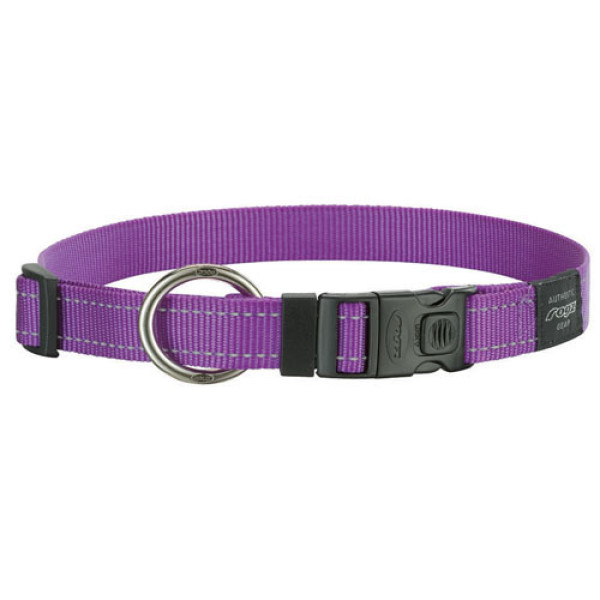 Rogz Utility Side Release Collar Purple Color  (XL -43-73cm)